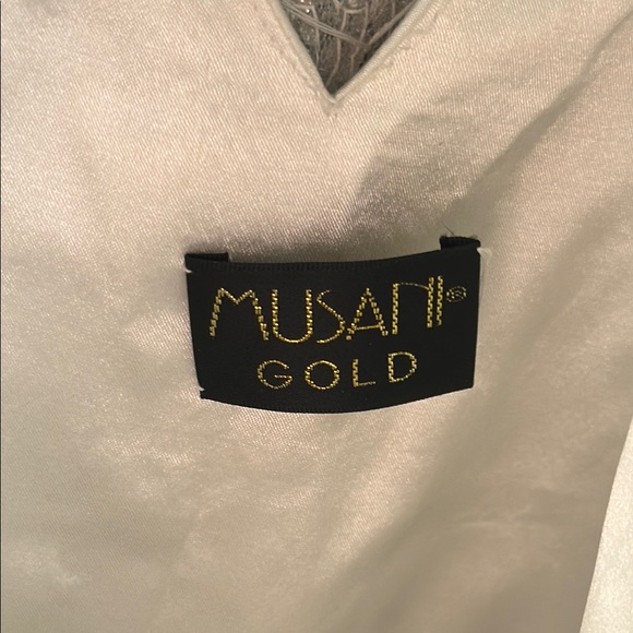 Champagne Embellished Sequin Bodycon Dress - Picture 2 of 5